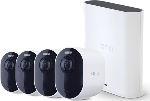 Arlo Ultra 3 4k-overvågningskamera Til Udendørs Brug, 4-pack