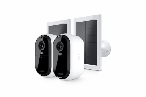 Arlo Essential 3 2k Security Camera & Solar Panel Kuppel Ip-sikkerhedskamera Indendørs & Udendørs 1440 X 2560 Pixel Loft/væg