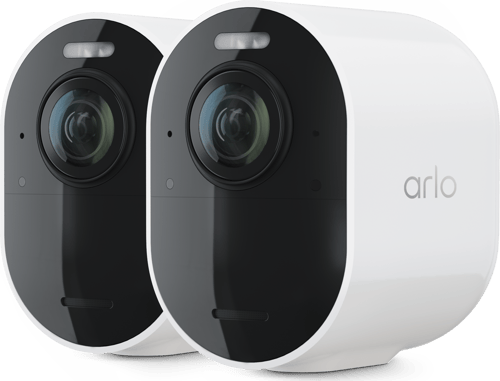 Arlo Ultra 3 4k-overvågningskamera Til Udendørs Brug, 2-pack