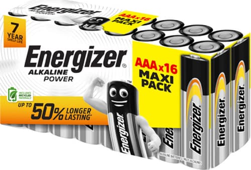 Energizer Batteri Power Alkalisk Aaa 16-pack