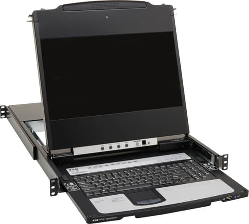 Eaton B030-dp08-17d 8-port Displayport Kvm-switchkonsol Med 17 tommer Lcd