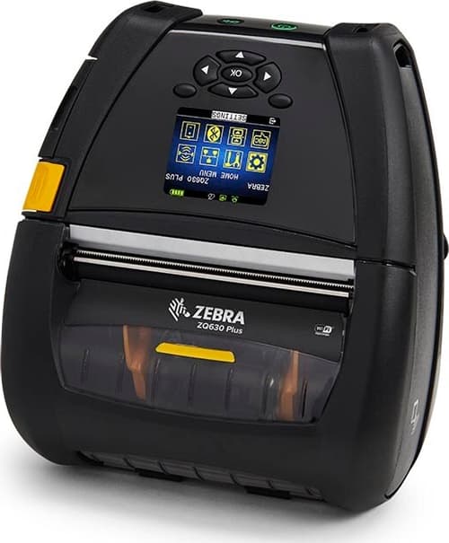 Zebra Zq630 Plus Dt 203dpi Usb/bt/wifi Linerless Med Batteri/bältesklämma/axelsrem