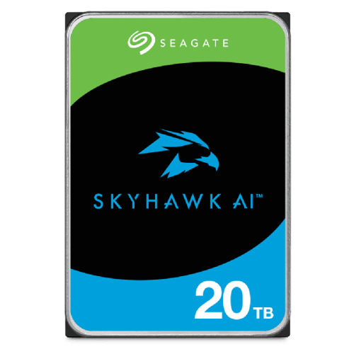 Seagate Skyhawk Ai Harddisk 20 Tb 7200 Rpm 512 Mb 3.5 tommer Serial Ata Iii 3.5 tommer 7200r/min Sata 6.0 Gbit/s Hdd