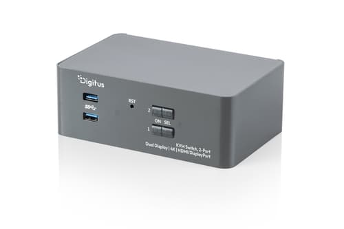 Digitus Ds-12865 Kvm-switchar Grå