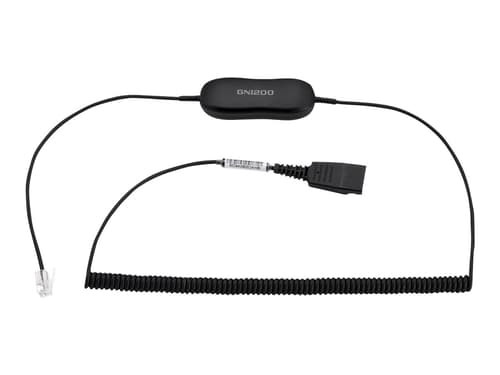 Jabra Gn 1218 Ac2m (attenuation Cord) Svart Kabel