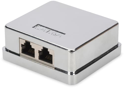 Digitus Overflademonteret Kontakt Med 2 Porte