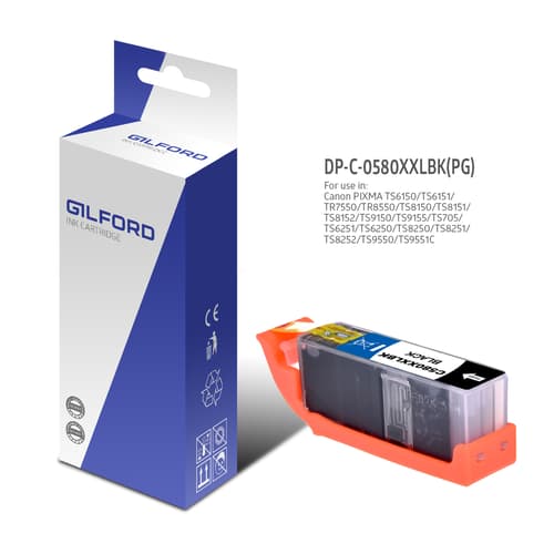 Gilford Blæk Sort Pgi-580pgbk Xxl - Ts6150/8150 - 1970c001