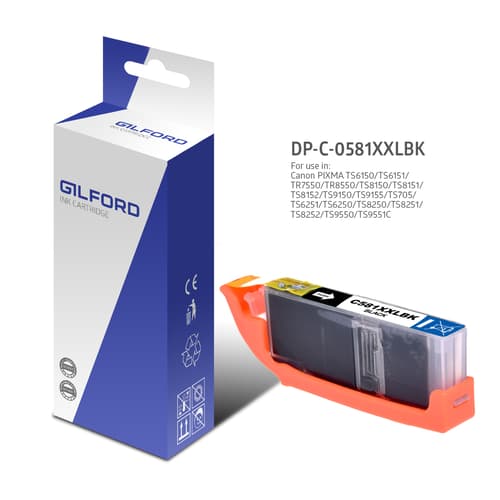 Gilford Blæk Sort Cli-581bk Xxl - Ts6150/8150 - 1998c001