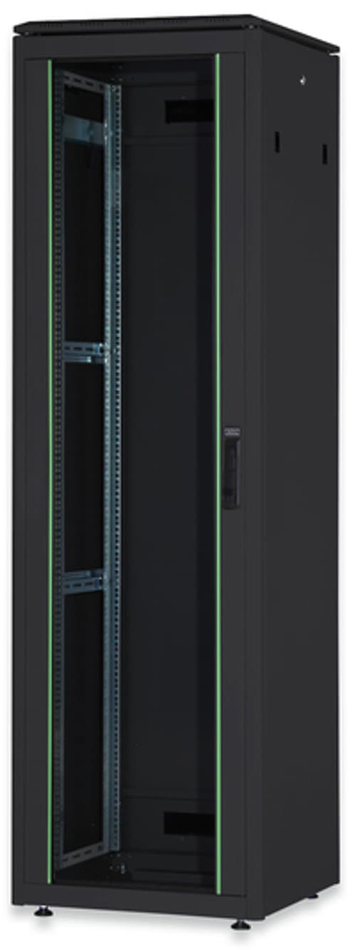 DIGITUS Professional Unique DN-19 42U-6/6-B-1 - Rack kabinet - sort, RAL 9005 - 42U - 19