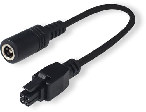 Teltonika 4-pin To Barrel Socket Adapter 0.1m. Dc 4-pin Sort billede
