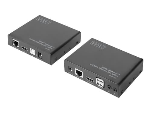 Digitus Ds-55505 Hdmi Hdbase-t Kvm Extender Set billede