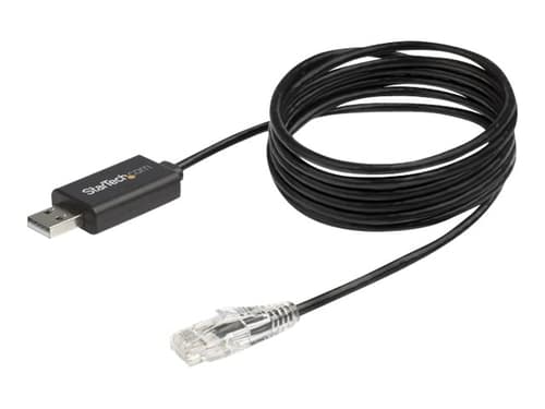 Startech Startech.com Icusbrollovr Kaapelin Sukupuolenvaihtaja Rj-45 Usb 2.0 Type-a Musta Rj-45 Usb-a 2.0