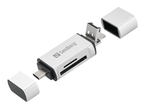 Sandberg Card Reader Usb-c+usb+microusb