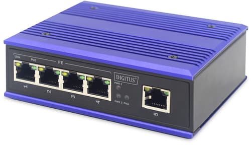 Digitus 4-ports Industriel Poe-switch