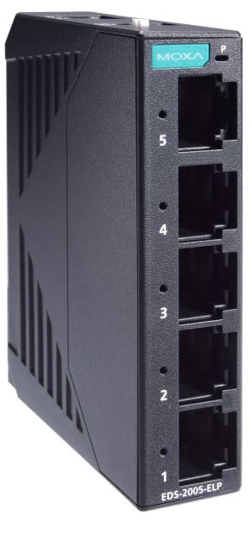 Moxa Eds-2005-elp 5-porttinen Ei-hallittu Teollisuustason Kytkin