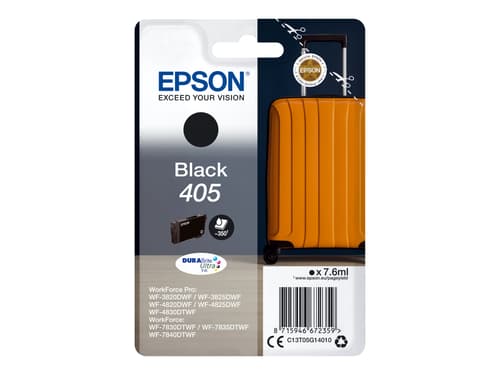 Epson 405 Durabrite Ultra Ink Blækpatron 1 Stk Original Standard Udbytte Sort