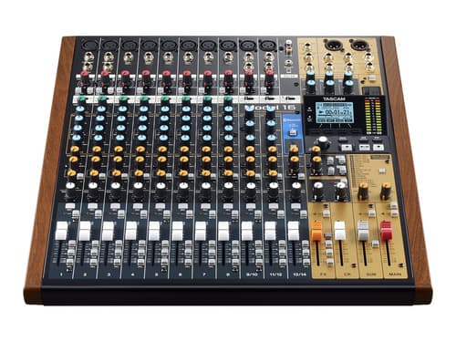 Tascam 14-ch Analogue Mixer With 16-track Digital Recorder billede
