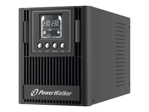 Powerwalker Vfi 1000 At Ups-virtalähde Taajuuden Kaksoismuunnos (verkossa) 1 Kva 900 W 3 Ac-pistorasia(a)