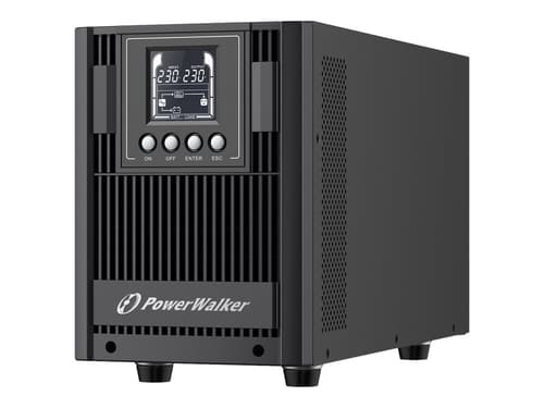 Powerwalker Vfi 2000 At Ups-virtalähde Taajuuden Kaksoismuunnos (verkossa) 2 Kva 1800 W 4 Ac-pistorasia(a)