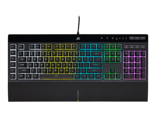 Corsair K55 Rgb Pro Tastatur Usb Qwerty Nordisk Sort Nordisk billede