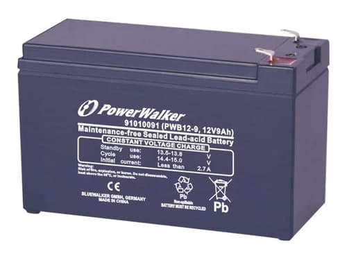 PowerWalker PWB12 Series PWB12-9 - UPS-batteri - 1 x batteri - Blysyre - 9 Ah - for PowerWalker VI 1000 RLP, VI 2000 RLP, VI 3000 RLP  Battery Pack BP I240R-20x9Ah