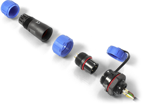 Quwireless Qpsp2 Strømstik Adapter Sort