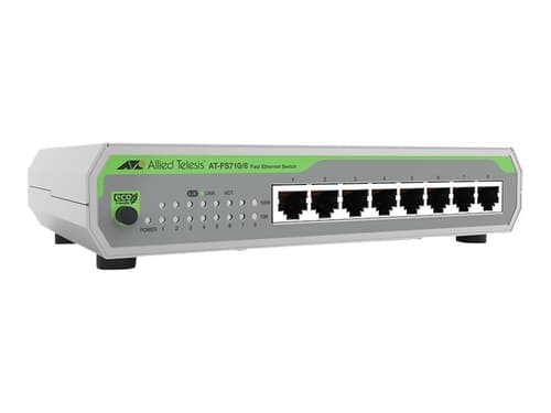Allied Telesis At-fs710/8-50 Ikke Administreret Fast Ethernet (10/100) Grå