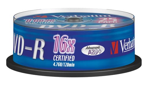 Verbatim Dvd-r X 25 Dvd-r 4.7gb 25pc(s)
