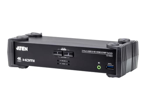 Aten Cs1822-at-g Kvm-kytkin Musta