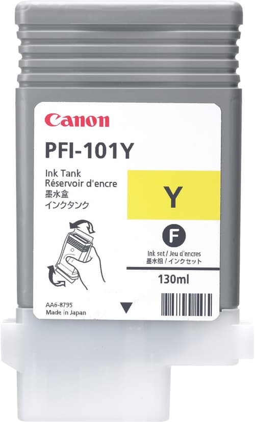 Canon Blæk Gul Pfi-101y - Ipf5000