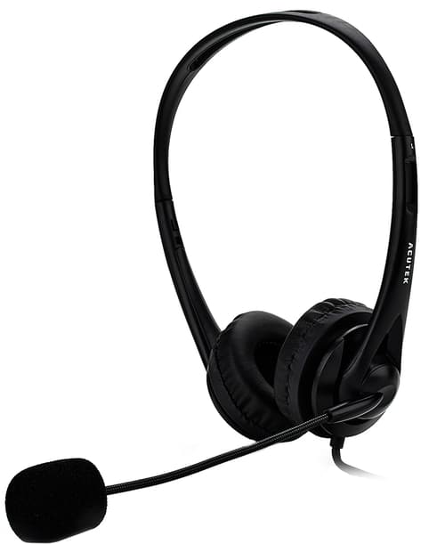 Acutek 218u Volume Controll Usb Stereo Usb-a Musta