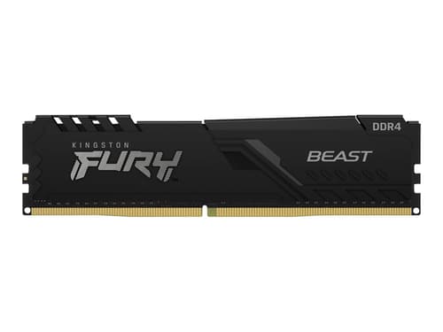 Kingston Technology Fury Beast Minnemodul 16 Gb 4 X 4 Gb Ddr4 16gb 2666mt/s Ddr4 288-pin Dimm