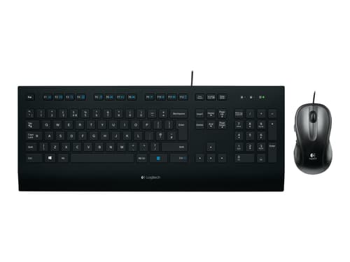 Logitech K280e Corded Keyboard Usb Black (us) #nl billede