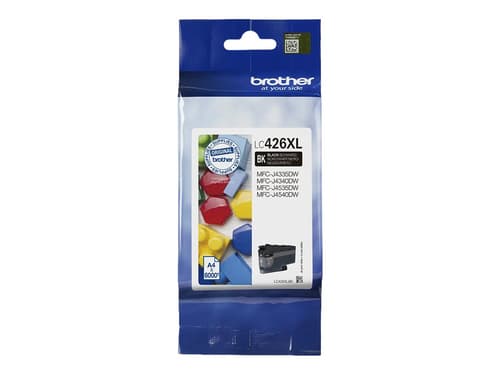 Brother LC426XL BK blækpatron - højtydende sort (original)