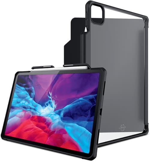 Cirafon Hybrid Solid Folio Ipad Pro 12.9"" 5th Gen, Ipad Pro 12.9"" 6th Gen Svart