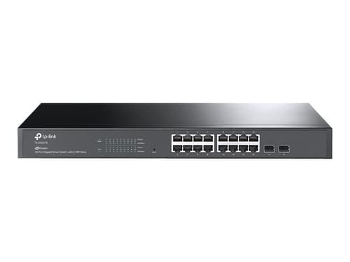 Tp-link Jetstream Tl-sg2218 Netværksswitch Administreret L2/l2+ Gigabit Ethernet (10/100/1000) 1u Sort billede