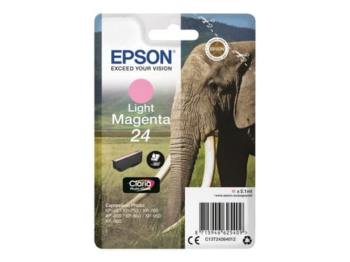 Epson Elephant C13t24264012 Blækpatron 1 Stk Original Standard Udbytte Lys Magenta