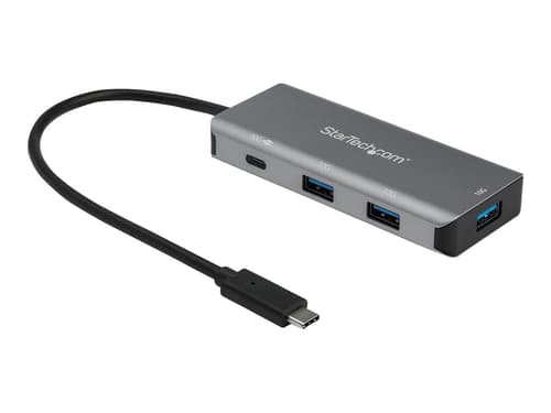 Startech 4 Port Usb C Hub Usb-c 3.2 Gen 2 (3.1 Gen 2) Usb 3.2 Gen 2 (3.1 Gen 2) Type-a, Usb 3.2 Gen 2 (3.1 Gen 2) Type-c billede