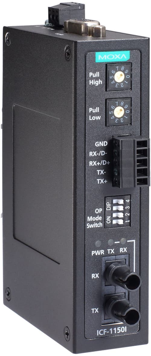 Moxa Icf-1150-s-sc-t Serial To Fiber Converter Sc Sm