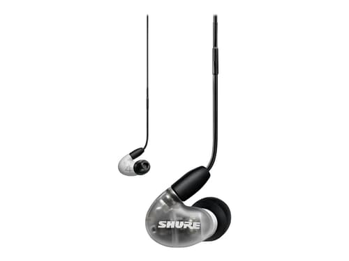 Shure Aonic 4 Stereo Harmaa, Läpikuultava, Valkoinen