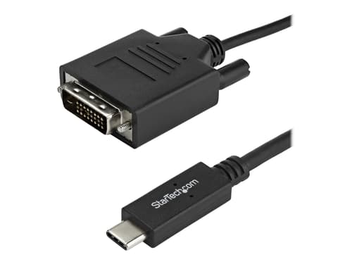 Startech Usb C To Dvi Adapter Ekstern Videoadapter 1m. Usb-c Dvi-d Sort billede