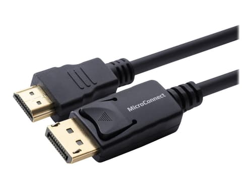 Microconnect Mc-dp-hdmi-1000 Videokabeladapter 10 M Displayport Svart 10m Displayport Hdmi Svart