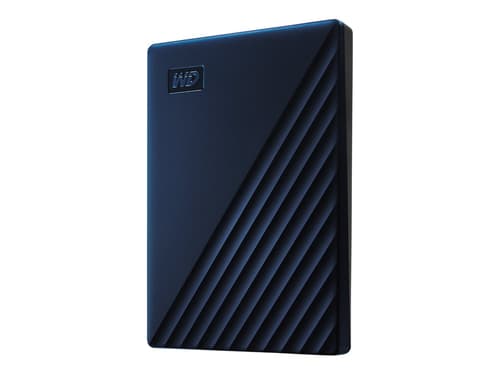 WD My Passport for Mac WDBA2D0020BBL - Harddisk - krypteret - 2 TB - ekstern (bærbar) - USB 3.2 Gen 1 - 256-bit AES - midnatsblå