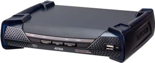 Aten Ke6940ar Dvi-i Kvm Over Ip -vastaanotin Kahdelle Näytölle