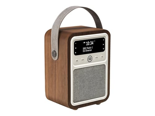 Alternativ bild 0 för ViewQuest Monty - Bärbar DAB-radio - 10 Watt - valnöt