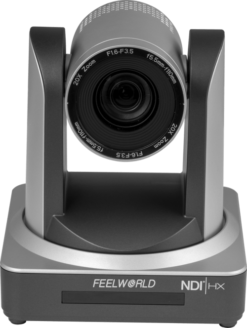 Feelworld NDI20X NDI PoE PTZ Camera with 20x Optical Zoom