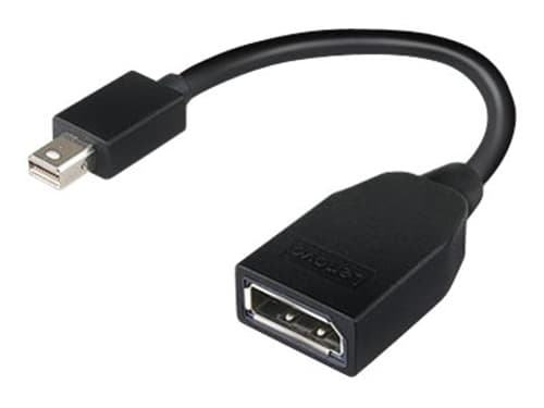 Lenovo Mini-displayport To Displayport Adapter Mini Displayport Displayport Musta