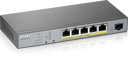 Zyxel Gs1350-6hp Smart Surveillance Poe Switch 60w
