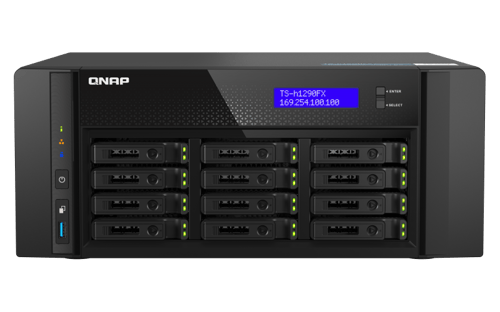 Qnap Ts-h1290fx Amd Epic 7232p 64gb Nas