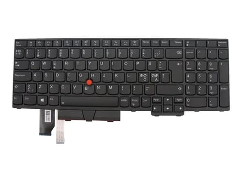 Lenovo Chicony - Bærbar tastatur - til udskiftning - Nordisk - Sort